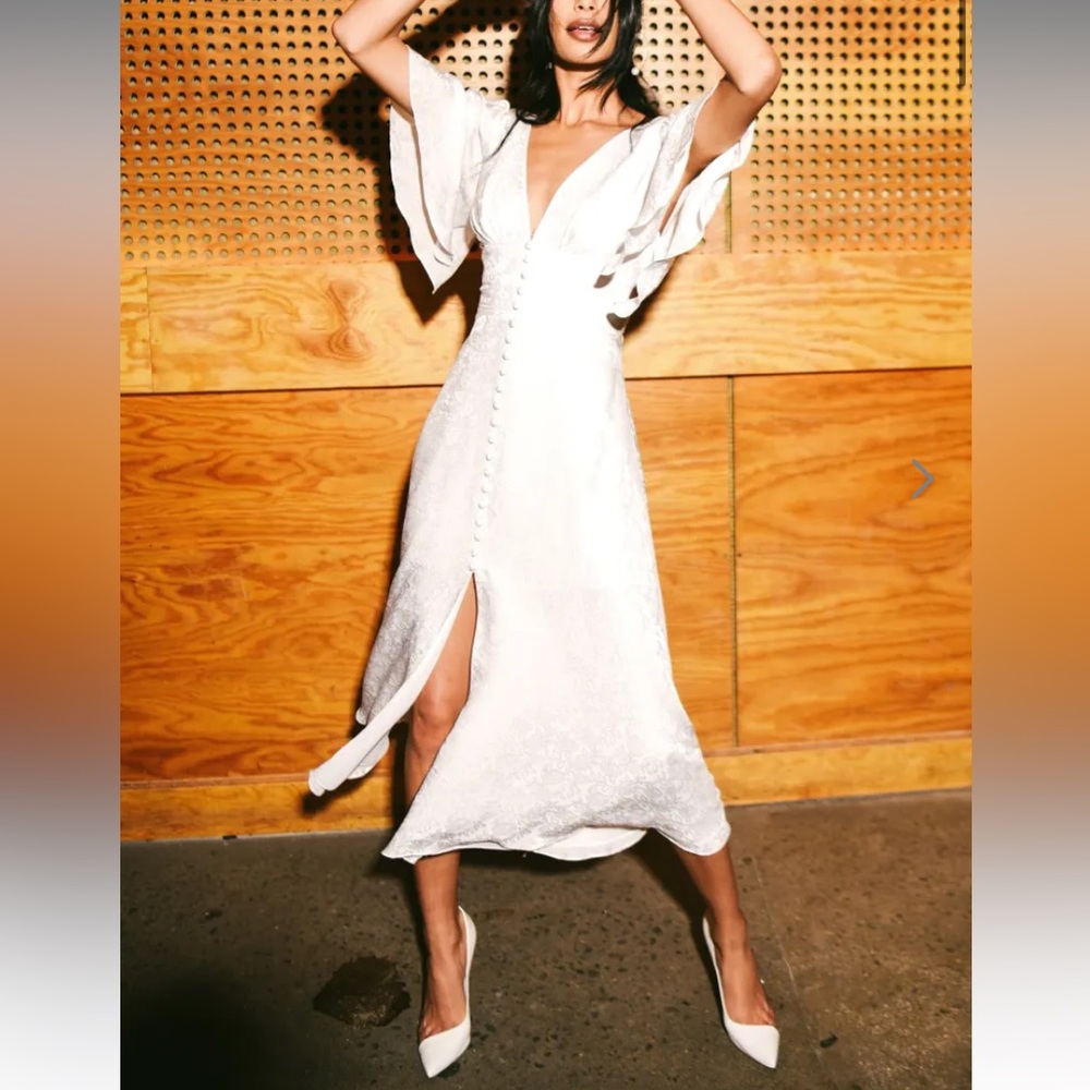 Jenny Yoo White Lucinda Dress